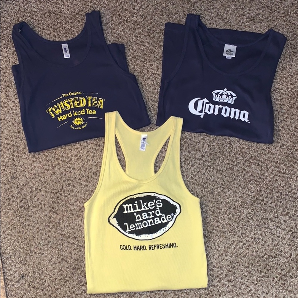 Corona/Twisted Tea/Mike’s Hard Lemonade Tanks
